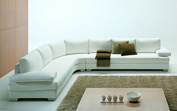 White Sectional Couch