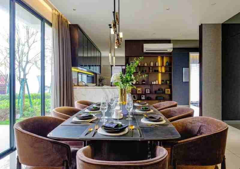 dining tables in the dining room